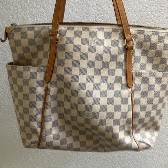 Authentic LOUIS VUITTON Totally MM Bag DAMIER AZUR - Picture 4 of 14